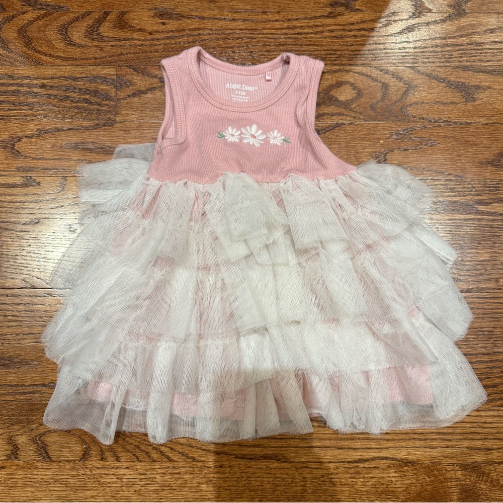 Angel Dear Tiered Tulle Dress 6-12 Months